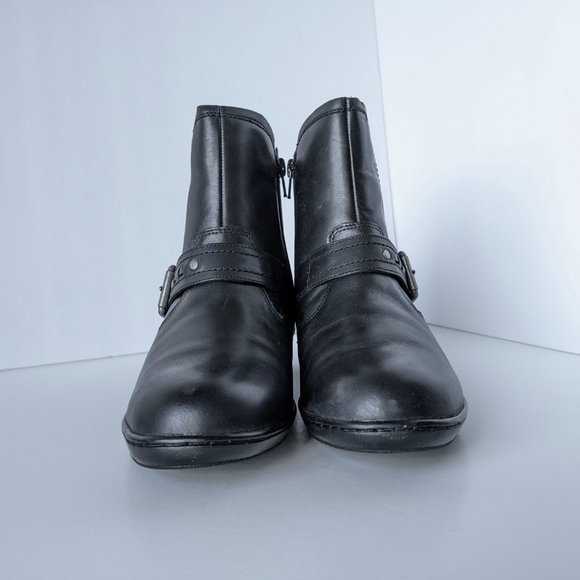 David Tate Art Booties in Black Leather - Picture 4 of 10